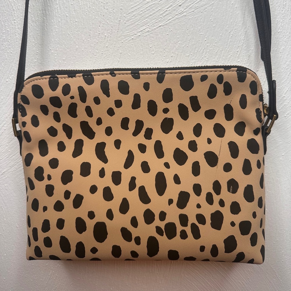 Animal print crossbody
